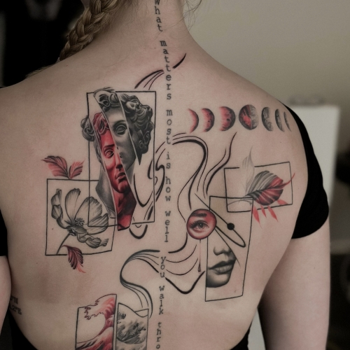 Cover up tattoo i Esbjerg