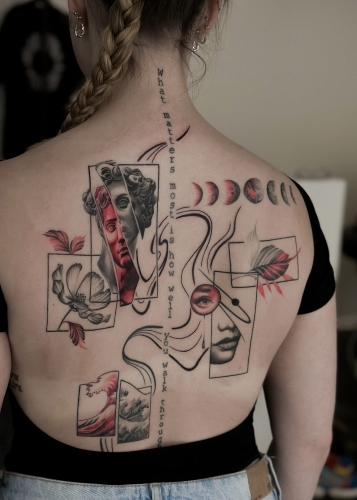 Cover up tattoo i Esbjerg