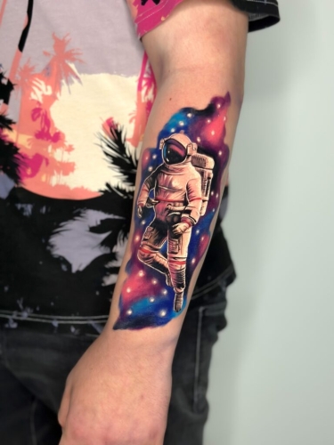 Tattoo i Esbjerg med farver